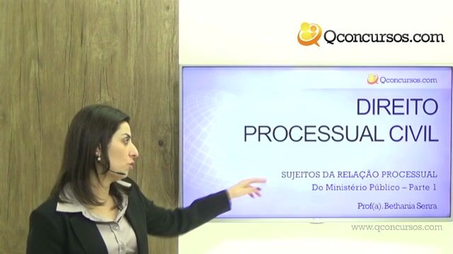 Sujeitos da Relação Processual - Do Ministério Público - Parte 1