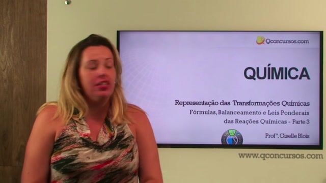 Fórmulas, Balanceamento e Leis Ponderais das Reações Químicas - Parte 3