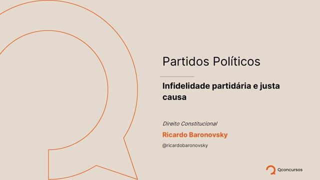 Infidelidade partidária e justa causa