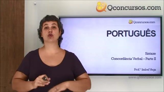 Sintaxe - Concordância verbal - Parte 2