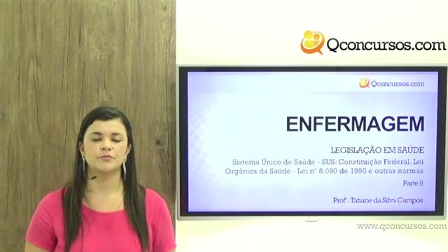 Legislação em Saúde - SUS - Constituição Federal, Lei Orgânica da Saúde - Lei n° 8080 de 1990 - Parte 08