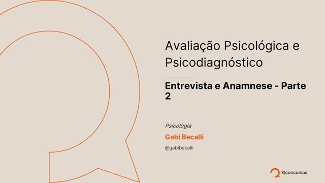 Entrevista e Anamnese - parte 02