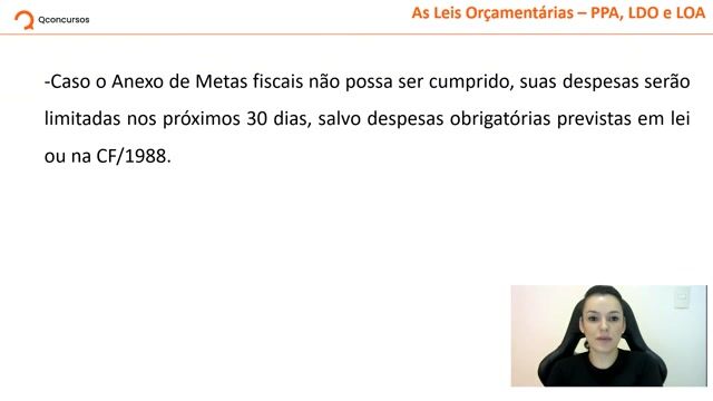 As leis orçamentárias - PPA, LDO e LOA - Parte 02