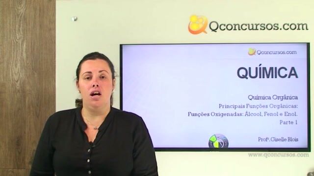 Principais Funções Orgânicas: Funções Oxigenadas: Álcool, Fenol e Enol. - Parte 1