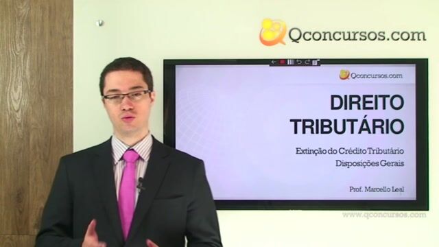 Extinção do Crédito Tributário - Disposições Gerais