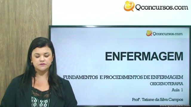 Fundamentos e Procedimentos de Enfermagem Oxigenoterapia - Parte 1