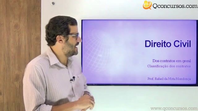 Classificação dos Contratos - Parte 1