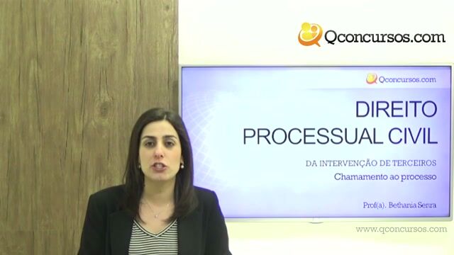 Da Intervenção de Terceiros - Chamamento ao Processo
