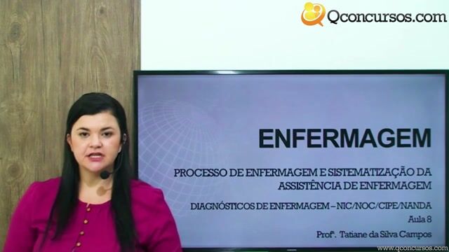 Diagnósticos de Enfermagem - NIC-NOC/CIPE/NANDA - Aula 8