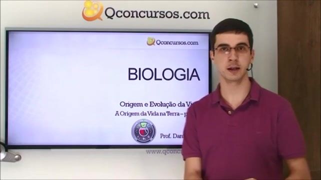 Origem e evolução da vida - A origem da vida - Parte 1
