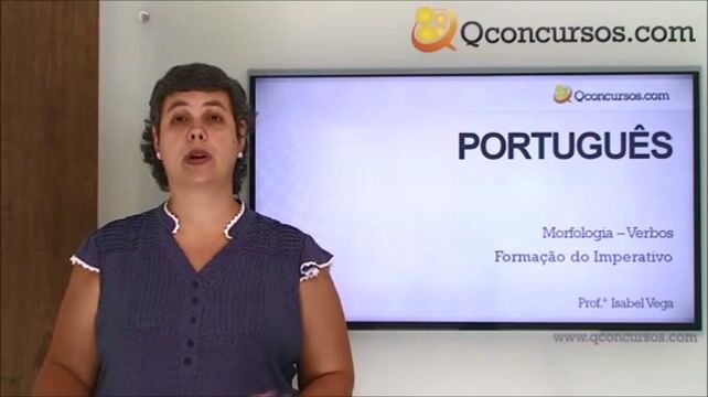 Morfologia - Verbos - Formação do imperativo