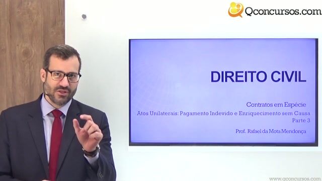 Atos Unilaterais: Pagamento Indevido e Enriquecimento sem Causa - Parte 3