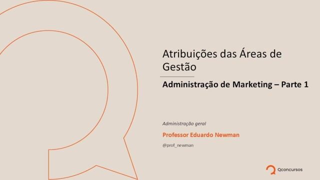 Administração de Marketing - parte 01