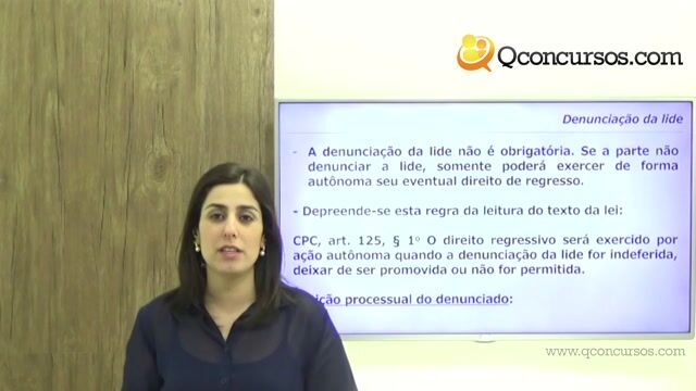 Da Intervenção de Terceiros - Denunciação da Lide - Parte 2