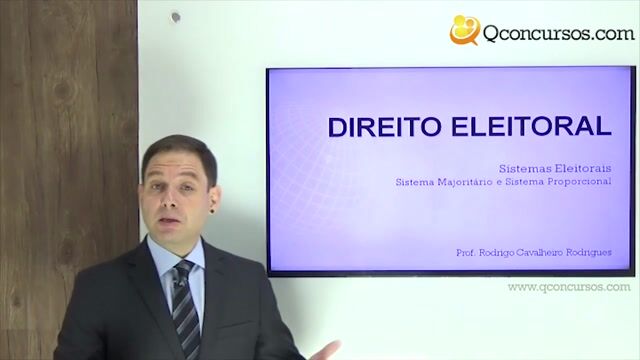 Sistema Majoritário e Sistema Proporcional.