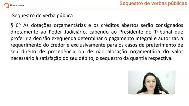 Sequestro de verbas públicas - Parte 02