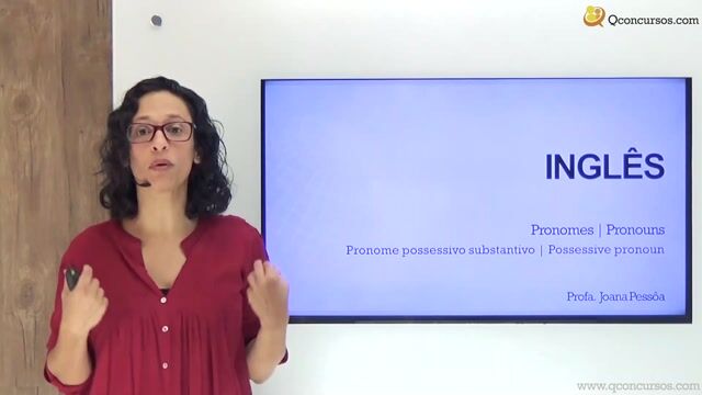Pronome possessivo substantivo | Possessive pronoun