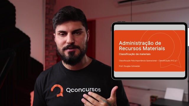 Classificação Pela Importância Operacional – Classificação XYZ - Parte 01