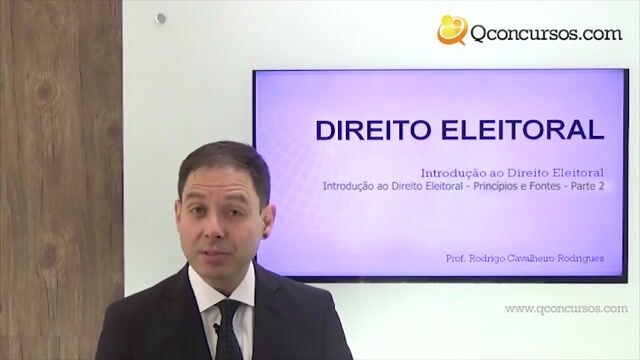 Introdução ao Direito Eleitoral - Princípios e Fontes - Parte 02