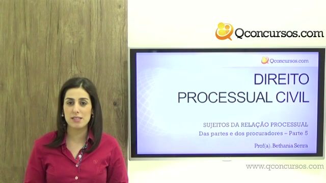 Das Partes e dos Procuradores - Parte 05