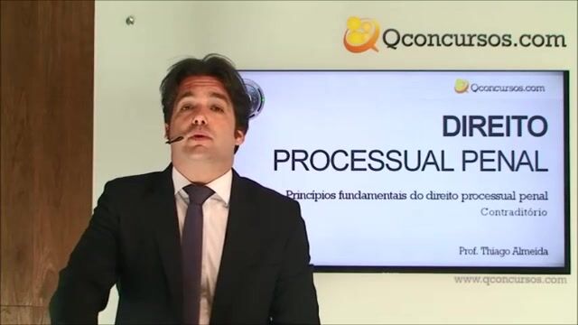 Princípios fundamentais do direito processual penal - Contraditório - Parte 1
