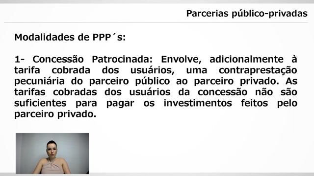 Parcerias público-privadas - Parte 02