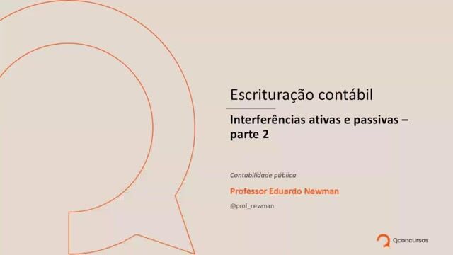 Interferências ativas e passivas - Parte 2