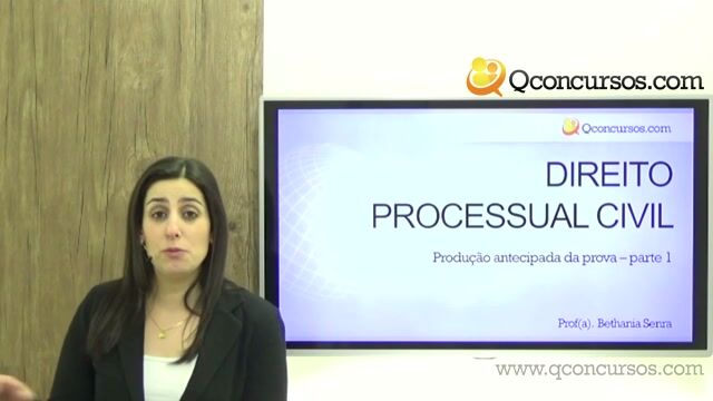 Produção Antecipada da Prova - Parte 1
