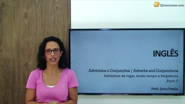 Advérbios: de lugar, modo, tempo, freqüência, certeza - Parte 3