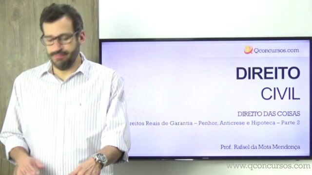 Direito das Coisas - Direitos Reais de Garantia - Penhor, Anticrese e Hipoteca - Parte 2