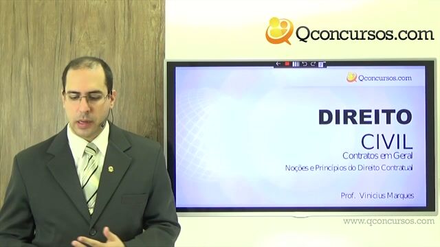 Noções e Princípios do Direito Contratual