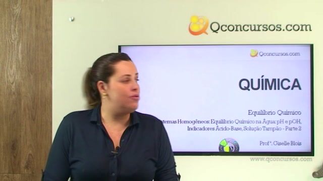 Sistemas Homogêneos: Equilíbrio Químico na Água: pH e pOH, Indicadores Ácido-Base, Solução Tampão. - Parte 2