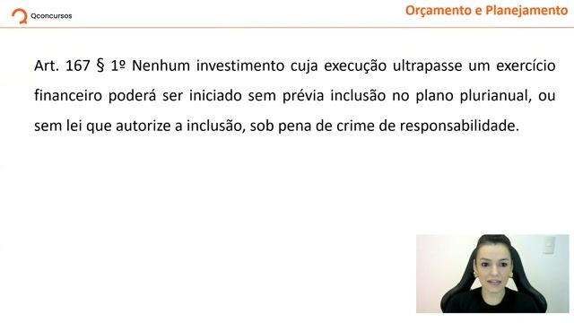Orçamento e Planejamento - Aspectos Gerais - Parte 02