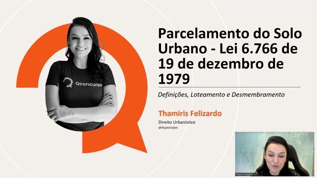 Definições. Loteamento e desmembramento