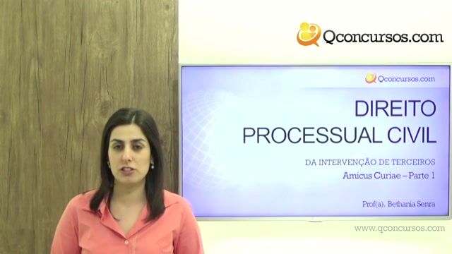 Da Intervenção de Terceiros - Amicus Curiae - Parte 1