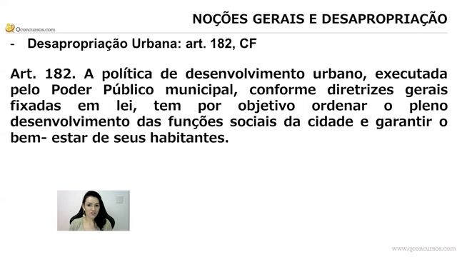 Noções gerais e desapropriação - Parte 04