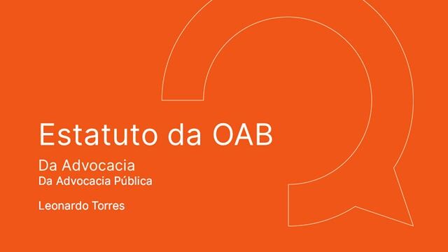 Da Advocacia Pública