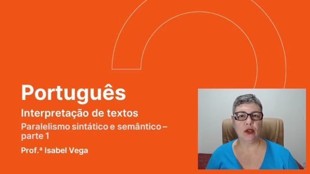 Paralelismo sintático e semântico - Parte 01
