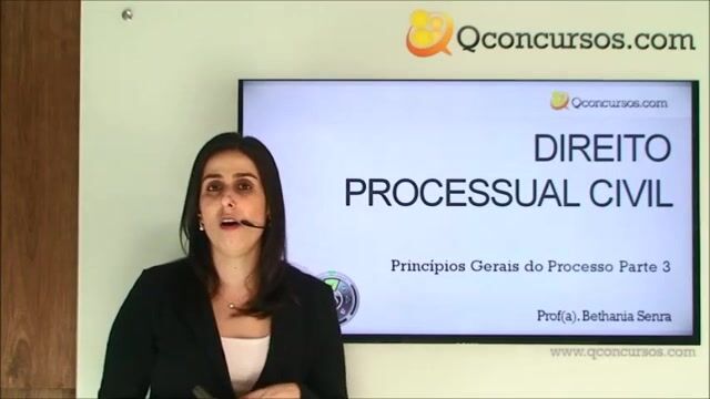 Princípios Gerais do Processo - Parte 3