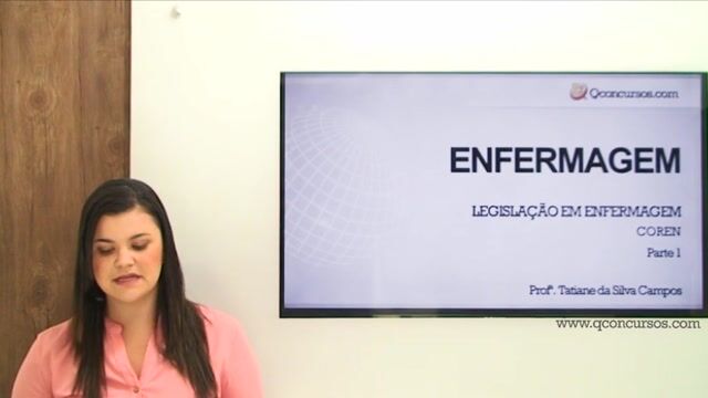 Legislação de Enfermagem - COREN - Parte 1