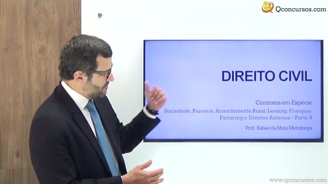 Sociedade, Parceria, Arrendamento Rural, Leasing, Franquia, Facturing e Direitos Autorais - Parte 09