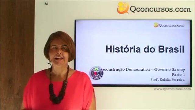 Reconstrução Democrática : Governo Sarney - Parte 1
