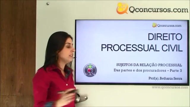 Das Partes e Procuradores - Parte 3