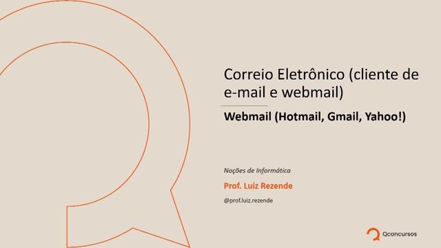 Webmail(Hotmail, Gmail, Yahoo!)
