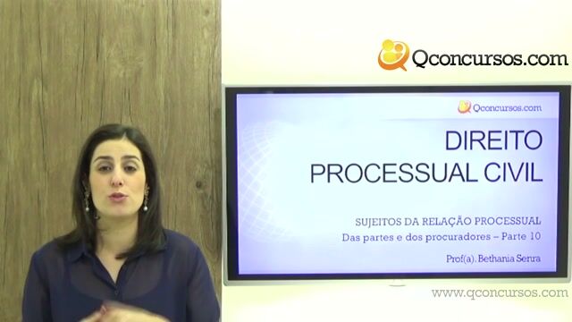 Das Partes e dos Procuradores - Parte 10