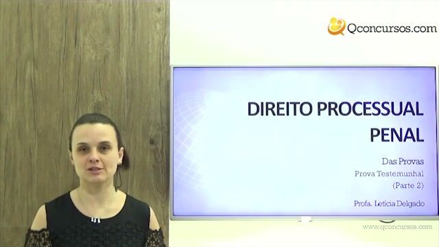 Das Provas - Prova Testemunhal - Parte 2