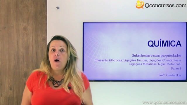 Interações Atômicas: Ligações Iônicas, Ligações Covalentes e Ligações Metálicas. Ligas Metálicas - Parte 4