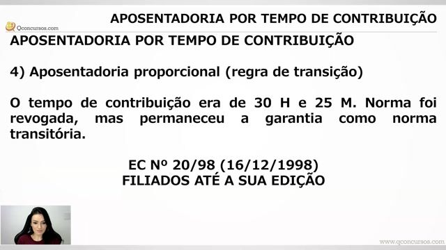 Aposentadoria Por tempo de Contribuição - Parte 02