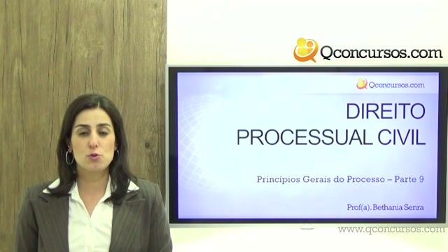 Princípios Gerais do Processo - Parte 09 