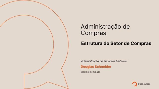 Estrutura do Setor de Compras